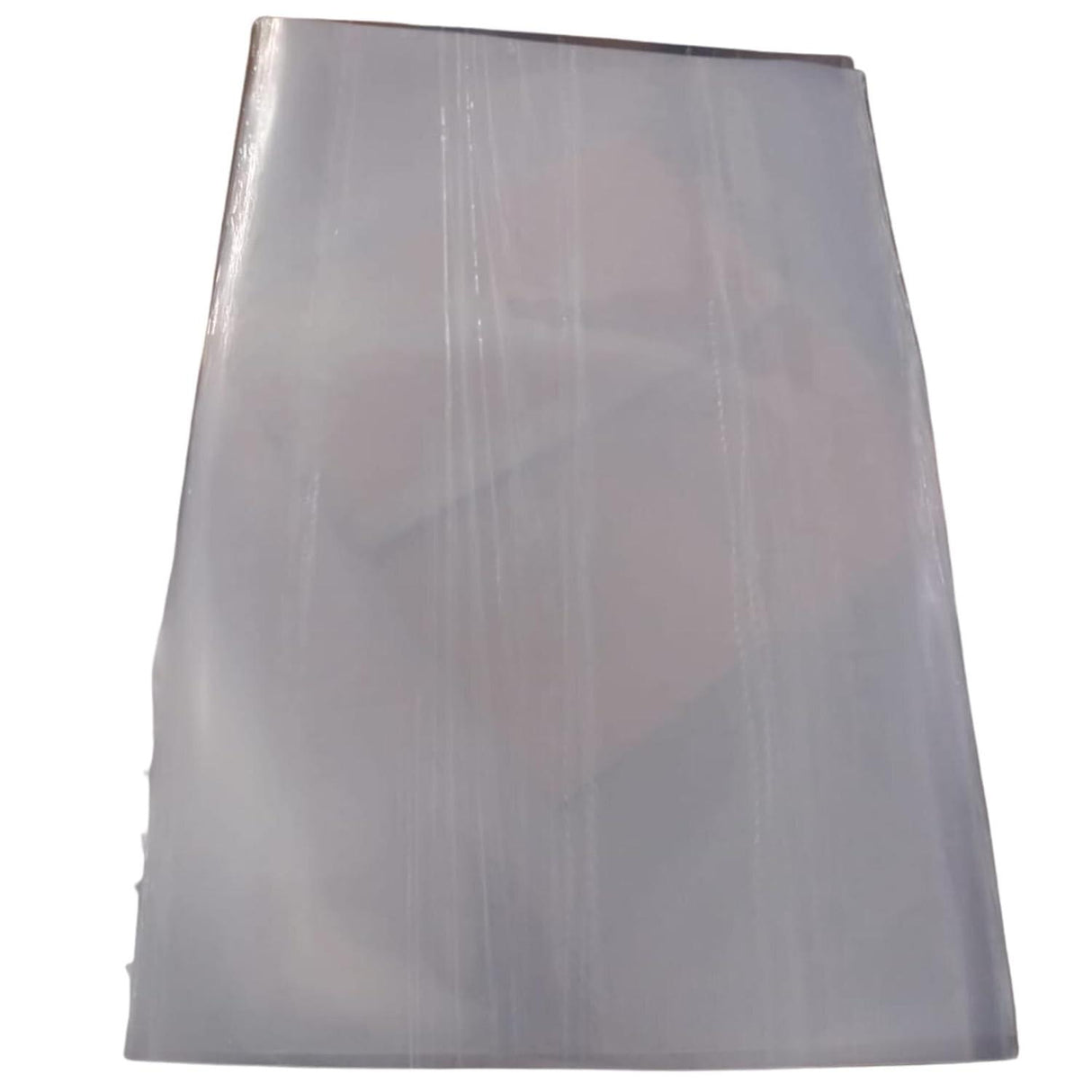 70x46 cm Clear PP Transparent Sheet, 350 Micron, Pack of 25 with One-Side Masking Film for Surface Protection - Singhal Mart