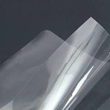 70x46 cm Clear PP Transparent Sheet, 350 Micron, Pack of 50 with One-Side Masking Film for Surface Protection - Singhal Mart