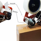 Singhal Heavy Duty Manual Hand Operated Tape Dispenser (50 mm and 2 Inch) with Stainless Steel Blade