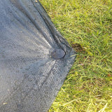 Singhal Weed Mat Nails - Plastic Ground Anchor Peg 17 cm | Heavy Duty Garden Stake for Weed Mat, Landscape Fabric & Net Fixing | UV Resistant, Weatherproof, Barbed Design (Black)