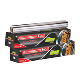 Aluminum Foil, 72m x 11mic, Silver | Kitchen Wrap, Food Packing, Storing & Serving - Set of 2 Rolls - Singhal Mart