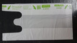 Biodegradable & Compostable Certified Eco-Friendly Grocery Bags Length 16 inch Breadth is 8 inch (16x20 Inch, 100) - Singhal Mart