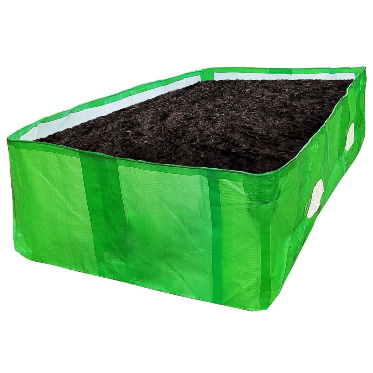 Discover the Singhal HDPE UV Stabilized Vermi Compost Bed, 350 GSM, 8x4x2 ft, made from 100% virgin material in green and white, perfect for composting - Singhal Mart