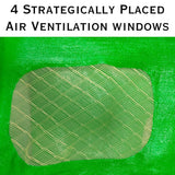 Discover the Singhal HDPE UV Stabilized Vermi Compost Bed, 350 GSM, 8x4x2 ft, made from 100% virgin material in green and white, perfect for composting - Singhal Mart