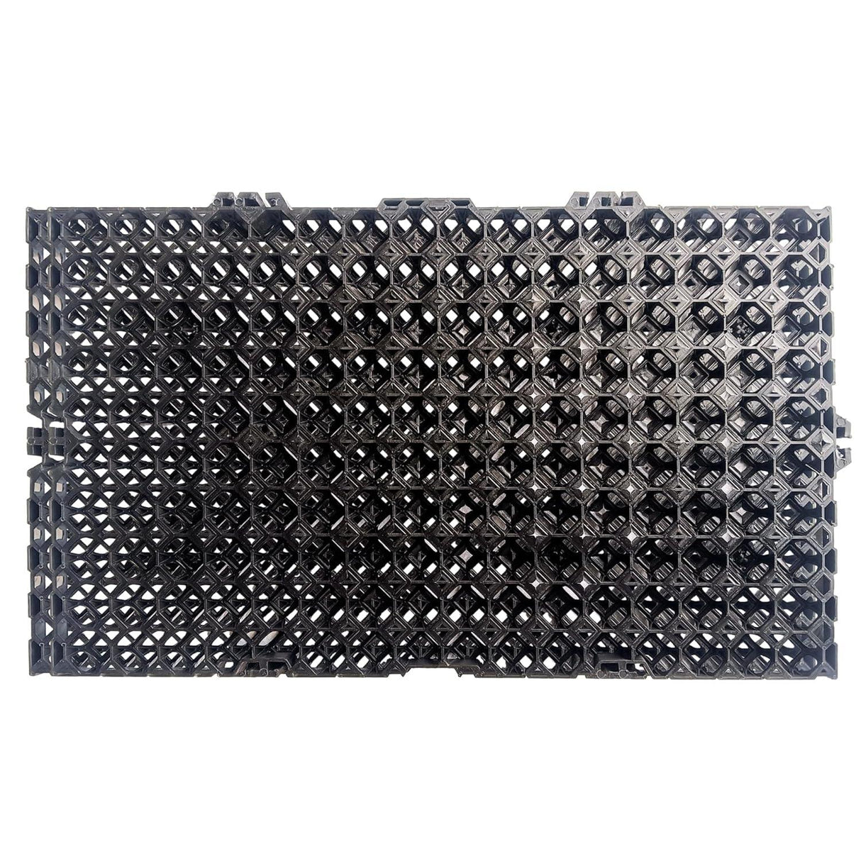 Garden Drain Cell and 20mm Drainage Mat for Terrace or Kitchen Garden, Black, 500 x 250 x 20 mm – Pack of 10 - Singhal Mart