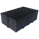 Garden Drain Cell and 20mm Drainage Mat for Terrace or Kitchen Garden, Black, 500 x 250 x 20 mm – Pack of 10 - Singhal Mart