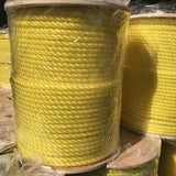 Singhal PP Rope Yellow 220m | High Tensile Strength Nylon Virgin Plastic Twist Rope | Durable, Lightweight, Weatherproof Multiuse Rope for Indoor & Outdoor – Clothes Drying, Packing, Fishing, Survey Line & More