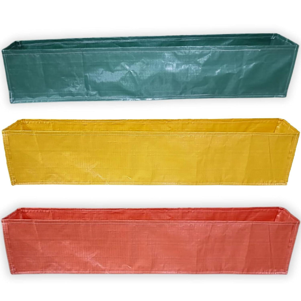 HDPE Plant Grow Bags 60x12x12 Inch UV Protected Rectangular, for Terrace and Vegetable Gardening - Singhal Mart