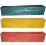 HDPE Plant Grow Bags 60x12x12 Inch UV Protected Rectangular, for Terrace and Vegetable Gardening - Singhal Mart