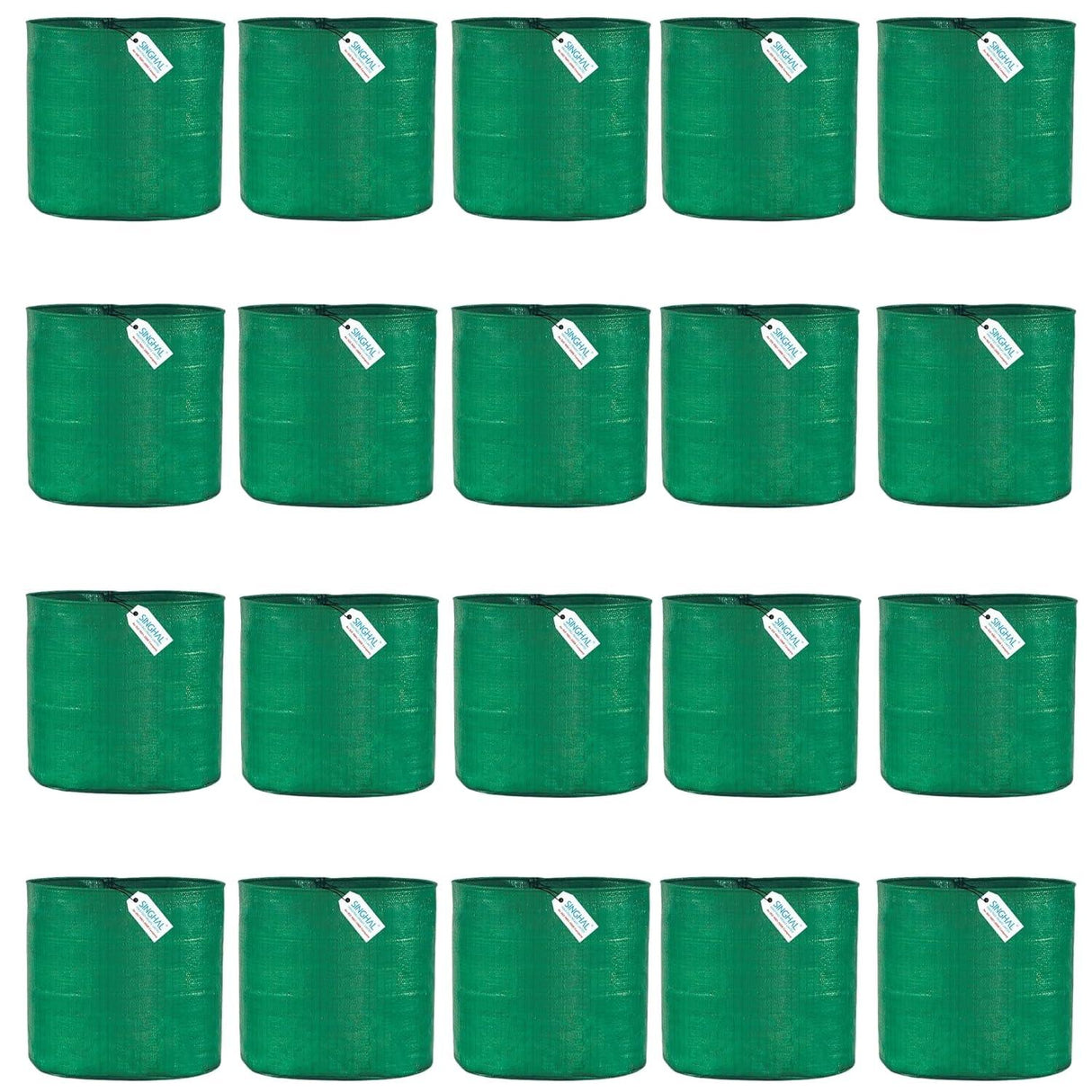 HDPE UV Protected Round Plants Grow Bags 12x12 Inch Pack of 500 PCS - Singhal Mart