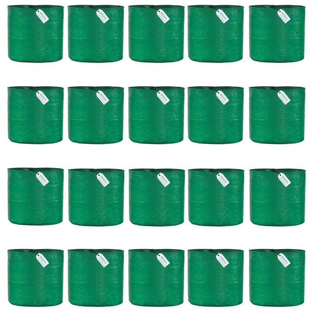 HDPE UV Protected Round Plants Grow Bags 12x12 Inch Pack of 500 PCS - Singhal Mart