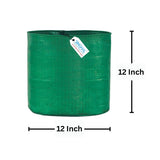 HDPE UV Protected Round Plants Grow Bags 12x12 Inch Pack of 500 PCS - Singhal Mart