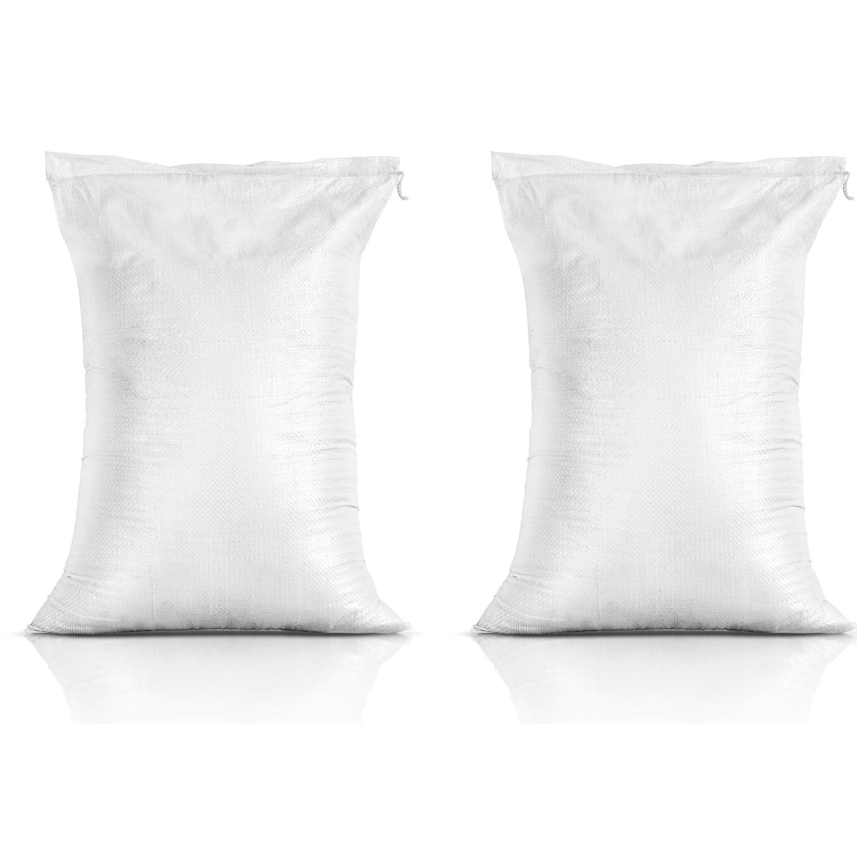 HDPE White Bags for Food Packaging – Great for Vegetables, Grains, Wheat, Rice, Sugar, and More – 24x36 Inch Size, Set of 2 Pieces - Singhal Mart