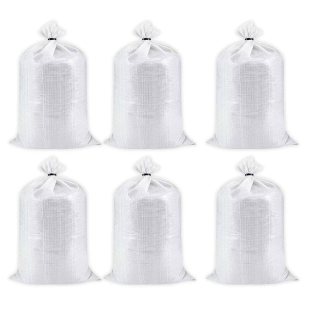 HDPE White Bags for Food Packaging – Great for Vegetables, Grains, Wheat, Rice, Sugar, and More – 24x36 Inch Size, Set of 6 Pieces - Singhal Mart