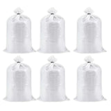 HDPE White Bags for Food Packaging – Great for Vegetables, Grains, Wheat, Rice, Sugar, and More – 24x36 Inch Size, Set of 6 Pieces - Singhal Mart
