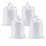 HDPE White Bags for Food Packaging – Perfect for Vegetables, Grains, Wheat, Rice, Sugar, and More – 24x36 Inch Size, Set of 4 Pieces - Singhal Mart