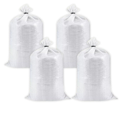 HDPE White Bags for Food Packaging – Perfect for Vegetables, Grains, Wheat, Rice, Sugar, and More – 24x36 Inch Size, Set of 4 Pieces - Singhal Mart