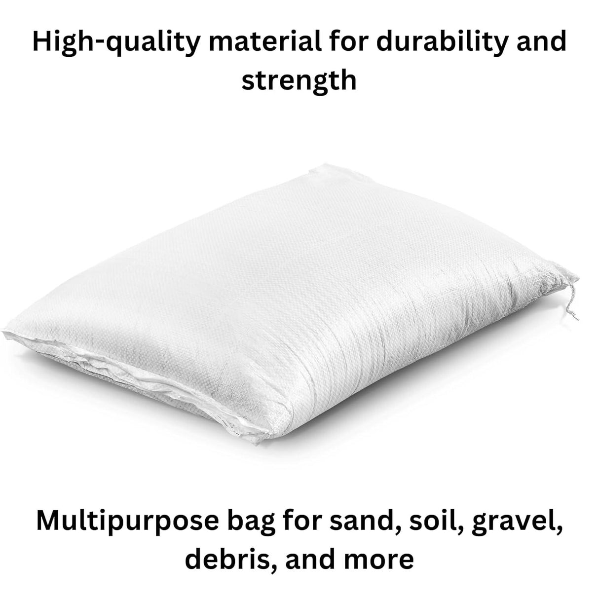 HDPE White Bags for Food Packaging – Perfect for Vegetables, Grains, Wheat, Rice, Sugar, and More – 24x36 Inch Size, Set of 4 Pieces - Singhal Mart