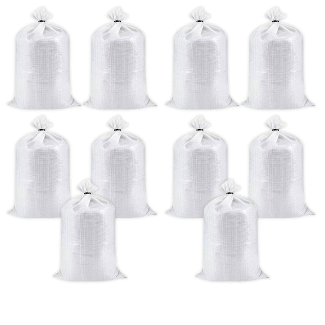 HDPE White Bags for Food Packaging – Perfect for Vegetables, Grains, Wheat, Rice, Sugar, and More – Size 24x36 Inches, Set of 10 Pieces - Singhal Mart