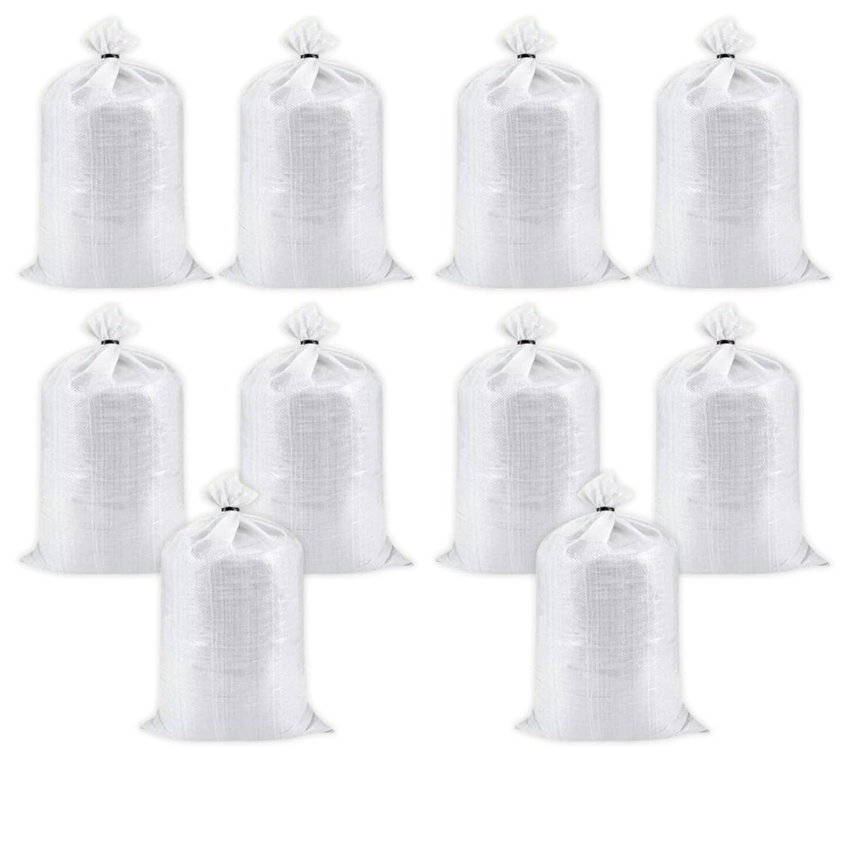 HDPE White Bags for Food Packaging – Perfect for Vegetables, Grains, Wheat, Rice, Sugar, and More – Size 24x36 Inches, Set of 10 Pieces - Singhal Mart