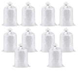 HDPE White Bags for Food Packaging – Perfect for Vegetables, Grains, Wheat, Rice, Sugar, and More – Size 24x36 Inches, Set of 10 Pieces - Singhal Mart