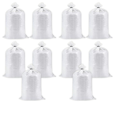 HDPE White Bags for Food Packaging – Perfect for Vegetables, Grains, Wheat, Rice, Sugar, and More – Size 24x36 Inches, Set of 10 Pieces - Singhal Mart