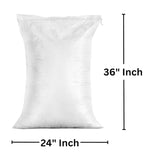 HDPE White Bags for Food Packaging – Perfect for Vegetables, Grains, Wheat, Rice, Sugar, and More – Size 24x36 Inches, Set of 10 Pieces - Singhal Mart