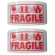 Handle with Care Fragile Packaging with adhesive tape - Singhal Mart