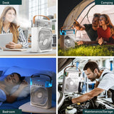 Mini Cooler for Room Cooling - Portable Air Cooler, 3 in 1 Home and Office Air Conditioner - Compact size with 7 color LED Light - Singhal Mart