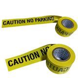 No Parking Caution Tape Roll – 3 Inch x 300 Meter, Pack of 2. High-Visibility Bright Yellow with Bold Black Print. Waterproof Warning Tape - Singhal Mart