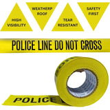 Police Line Do Not Cross Barricade Tape Roll 3 inch x 300 Meter - Singhal Mart