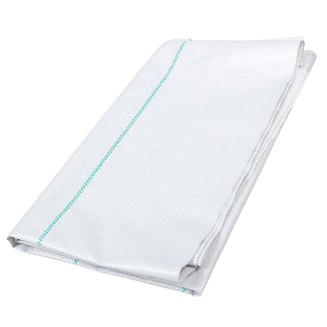Premium Garden Weed Control Barrier Mat 4x15m - 110 GSM Heavy Duty Landscape Fabric for Gardening, Agriculture, and Outdoor Projects - White - Singhal Mart