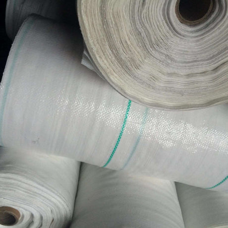 Premium White Garden Weed Control Mat 1x100m, 90 GSM Heavy-Duty Landscape Fabric for Effective Weed Blocking in Gardens and Outdoor Projects - Singhal Mart