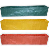 SINGHAL HDPE UV Protected Rectangular Grow Bags 60x12x12 Inches, Ideal for Terrace and Vegetable Gardening (Green) - Singhal Mart