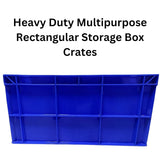 SINGHAL Versatile Plastic Storage Crate, 500x325x250 mm – Perfect for Organizing and Storing Items - Singhal Mart