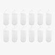 Set of 12 plastic squeeze bottles with caps, perfect for ketchup, mustard, and sauces. Each bottle holds 150 ML for easy dispensing - Singhal Mart