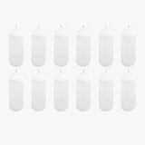 Set of 12 plastic squeeze bottles with caps, perfect for ketchup, mustard, and sauces. Each bottle holds 150 ML for easy dispensing - Singhal Mart