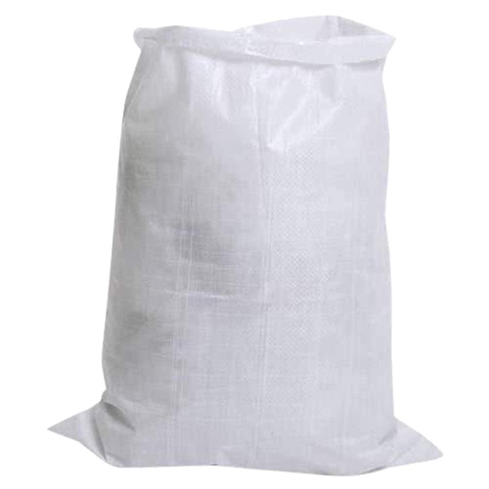Set of 15 Empty HDPE White Bags for Packing Food, Vegetables, Grains, Wheat, Rice, Sugar, and More - 45x27 Inches - Singhal Mart