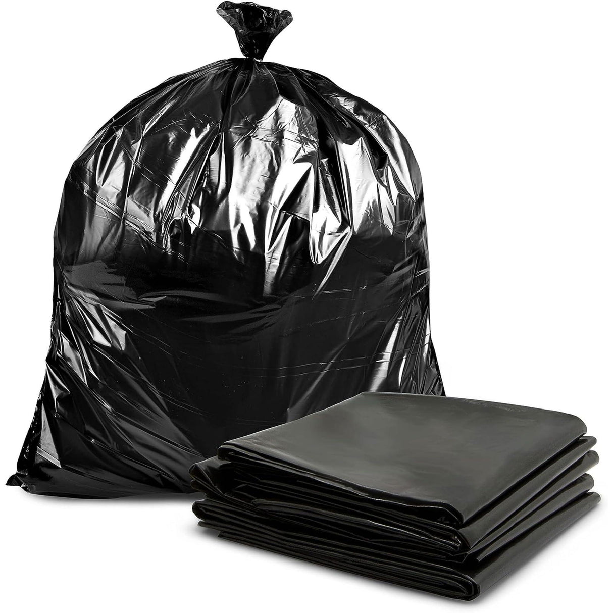 Singhal 120 Micron 18x21 Inch Garbage Bags | Pack of 25 | Medium size, durable plastic trash bags for kitchens, offices, warehouses, restaurants, and hotels - Singhal Mart