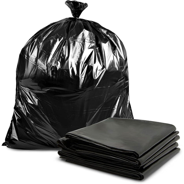 Singhal 120 Micron 18x21 Inch Garbage Bags | Pack of 25 | Medium size, durable plastic trash bags for kitchens, offices, warehouses, restaurants, and hotels - Singhal Mart