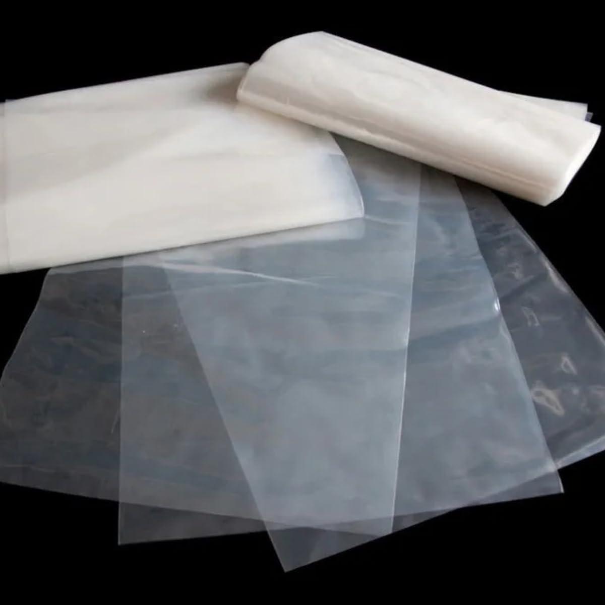 Singhal 120 Micron Liquid Bags, 12x18 Inch, Multi-Capacity (500g to 10kg) | Grocery, Food Storage, Kirana Bags, LDPE, Pack of 100 - Singhal Mart