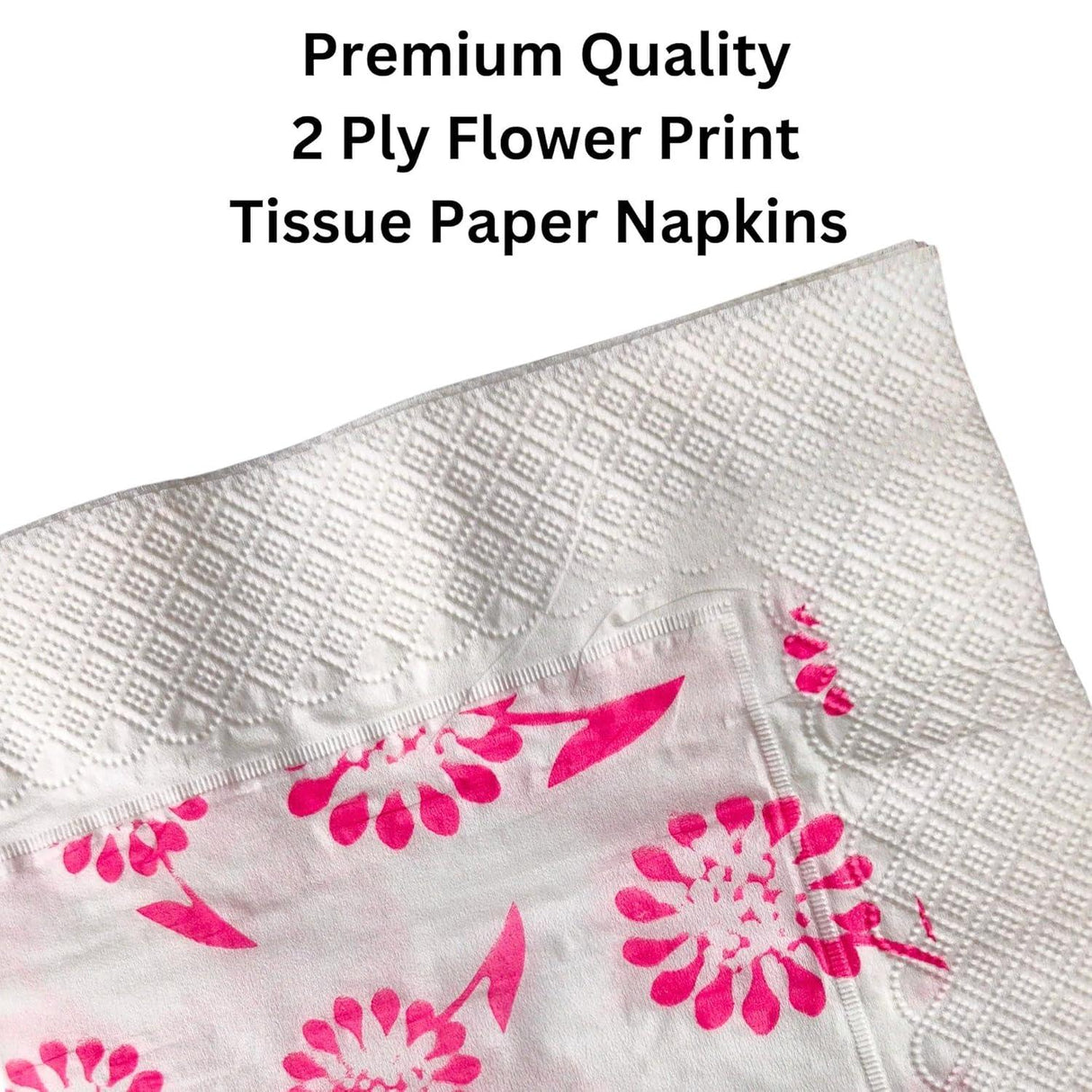 Singhal 2 Ply Printed Tissue Paper Napkins, 33x33 CM - Pack of 1 with 50 Pulls and 50 Sheets for Stylish and Practical Use - Singhal Mart