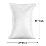 Singhal Empty Bags for Food, Vegetables, Grains, Wheat, Rice, Sugar, and More (27x45 inches) - Pack of 4 - Singhal Mart