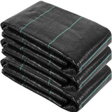 Singhal Garden Weed Control Mat - 1x100 Meter, Heavy Duty 125 GSM Landscape Fabric, Eco-Friendly Black Gardening Mat for Effective Weed Blocking - Singhal Mart