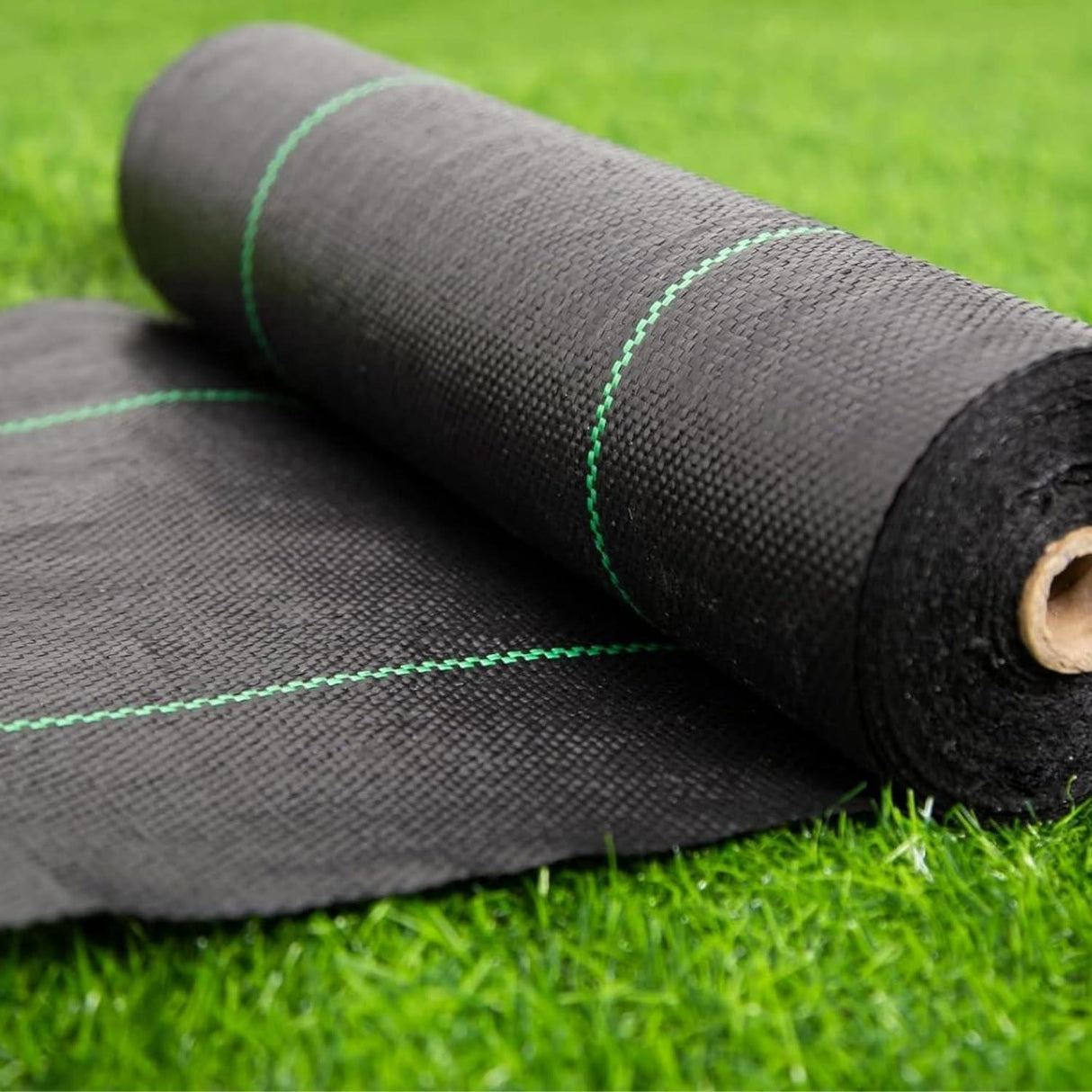 Singhal Garden Weed Control Mat - 1x100 Meter, Heavy Duty 125 GSM Landscape Fabric, Eco-Friendly Black Gardening Mat for Effective Weed Blocking - Singhal Mart