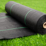 Singhal Garden Weed Control Mat - 1x100 Meter, Heavy Duty 125 GSM Landscape Fabric, Eco-Friendly Black Gardening Mat for Effective Weed Blocking - Singhal Mart