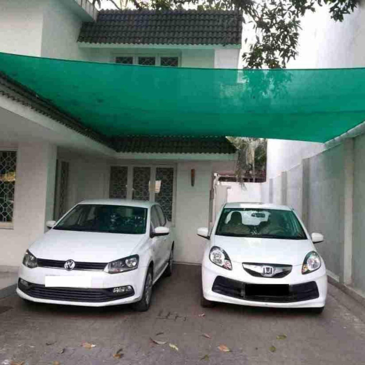 Singhal HDPE Shade Net - 90% UV Protection, 10x25 Ft for Agro, Greenhouse, Garden, Parking, Balcony, Home, Lawn, Nursery, and Sports Shading - Singhal Mart