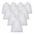 Singhal PP Mesh Storage Bags 18x30 Inch with Drawstring, White | Holds Up to 25kg for Packaging Produce, Vegetables, and Fruit | Versatile Bora, Bori (25) - Singhal Mart