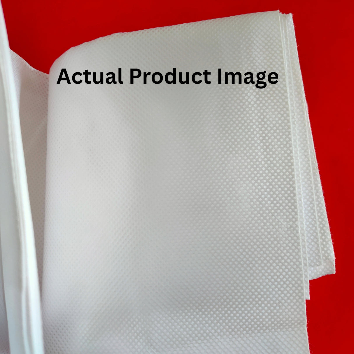 Singhal Textured Spun Bond Non-Woven Fabric Roll, 124 cm Width x 200 Meter Length, 120 GSM, Heavy Duty, Multipurpose Fabric for Agriculture, Upholstery, Crafting, and Industrial Use (Bright White)