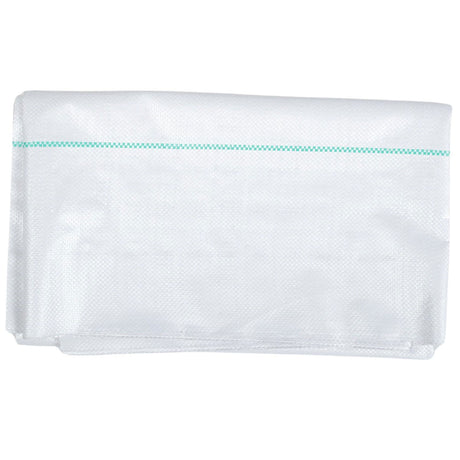 Singhal White Weed Barrier Mat, 110 GSM, 4x10 Mtr. Heavy-duty landscape fabric for gardening, agriculture, and outdoor projects - Singhal Mart